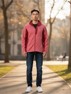 The North Face Kids Two-Tone Red Jacket